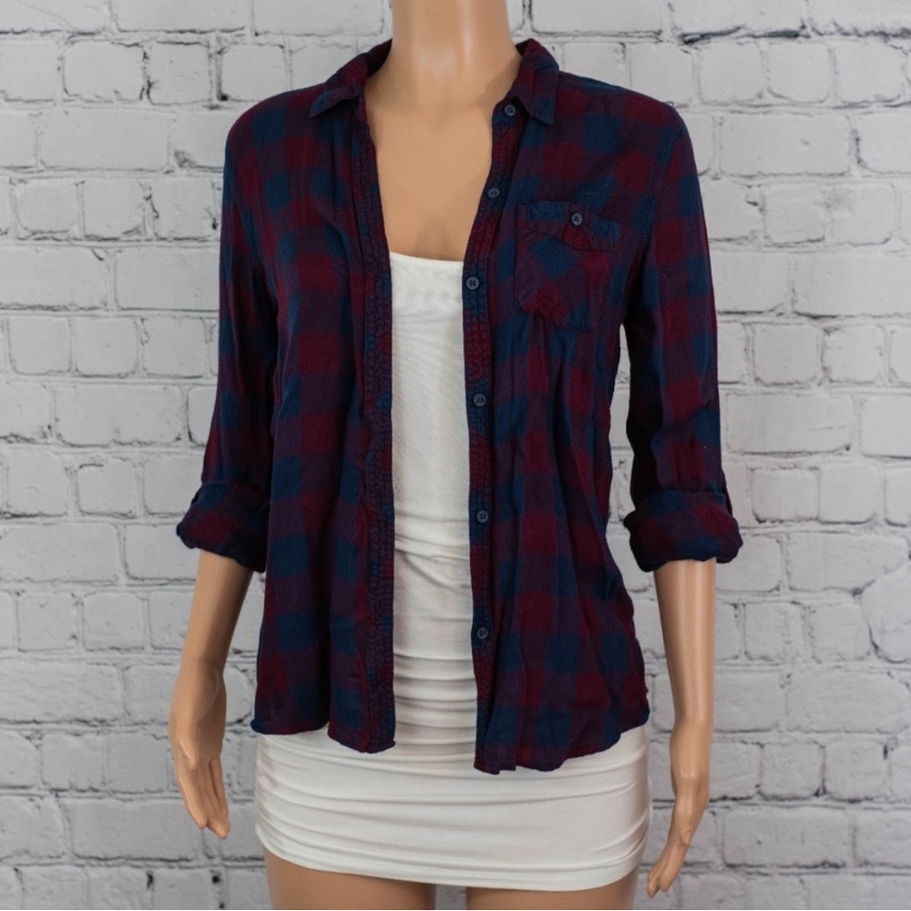 Thread & Supply plaid button down